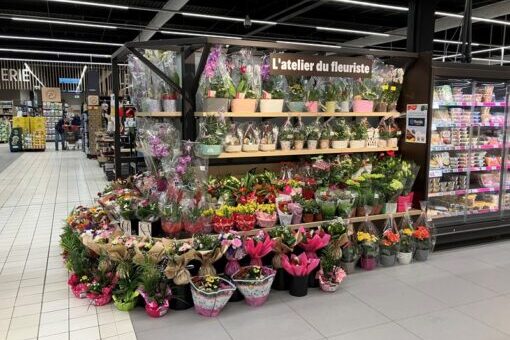 Mise en place et entretien du rayon floral