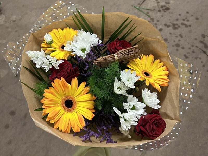 Création de bouquets, compositions florales et horticoles
